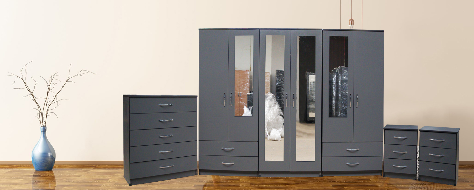 tv-unit in uk , Wardrobe in uk , Wardrobes , bedside table and chester , chest , delivery in UK